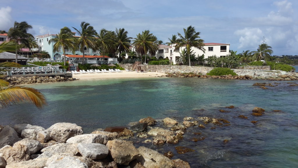 Vista mare dell'hotel Ocean Point Resort & Spa Antigua