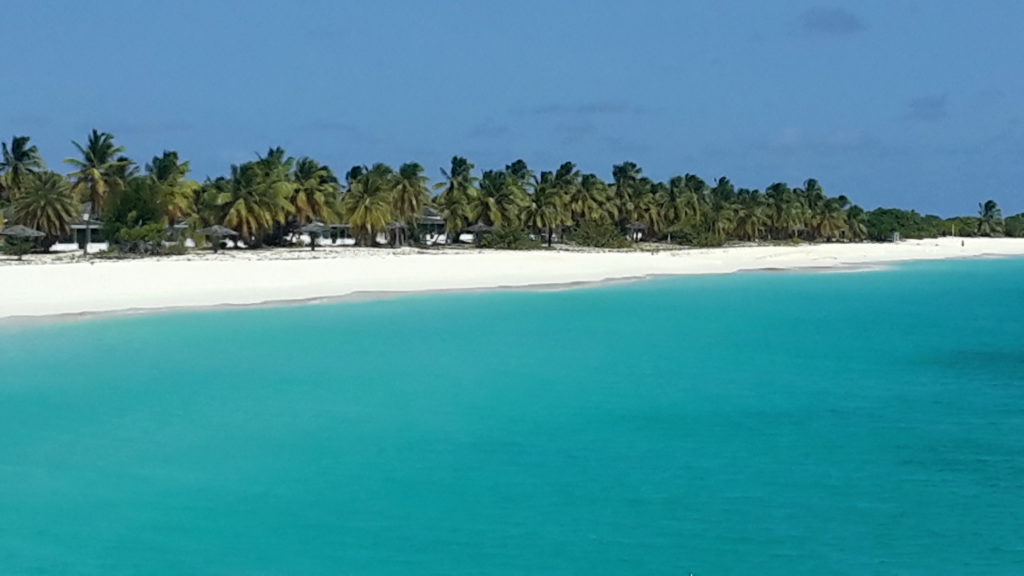 La spiaggia di Lady Diana nell'isola di Barbuda Antigua