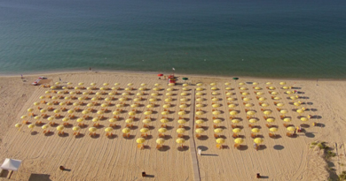 Spiaggia del Resort Marina del Marchese in Calabria