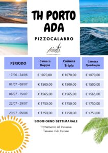 Speciale Luglio: TH PORTOADA – CALABRIA