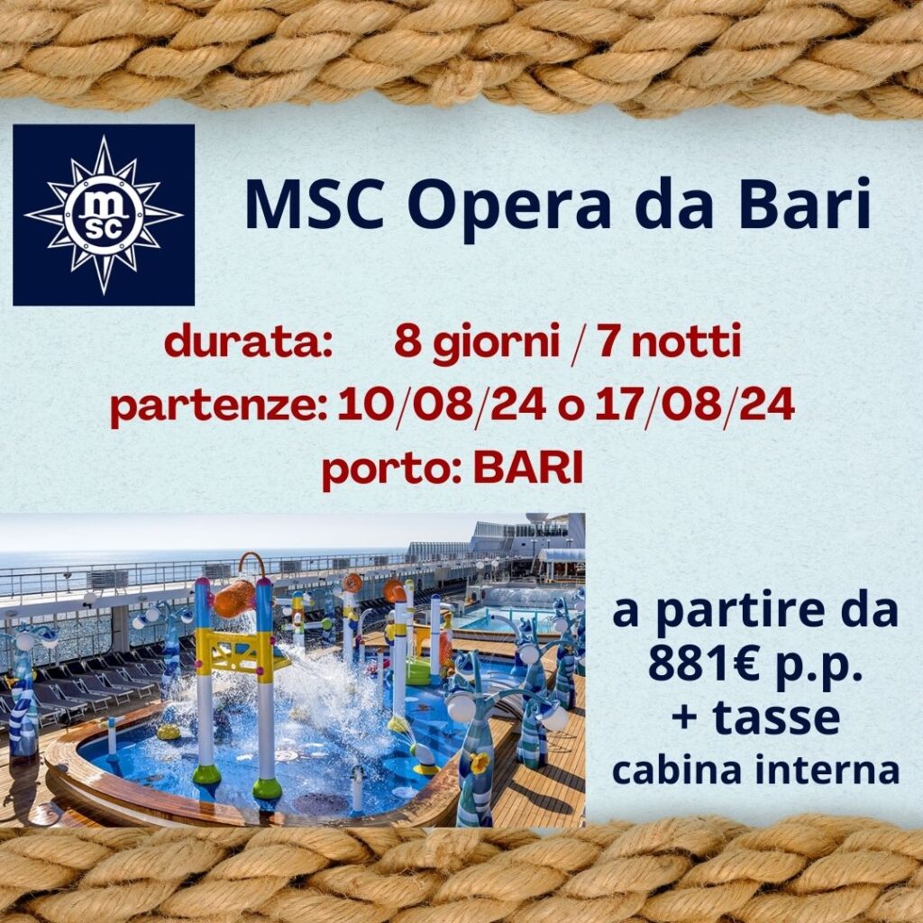 Crociere MSC Estate 2024