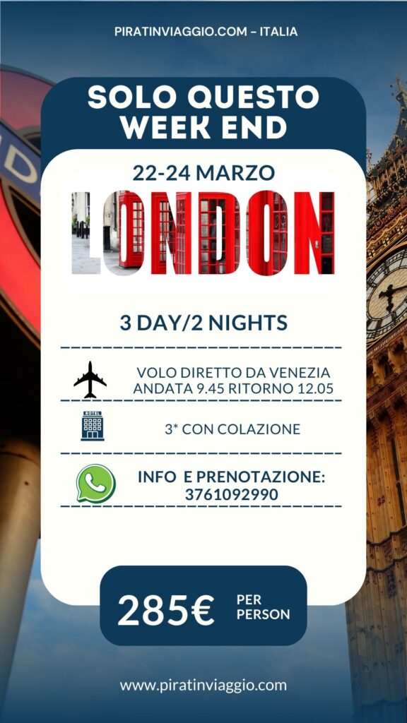 londra meravigliosa da 275€